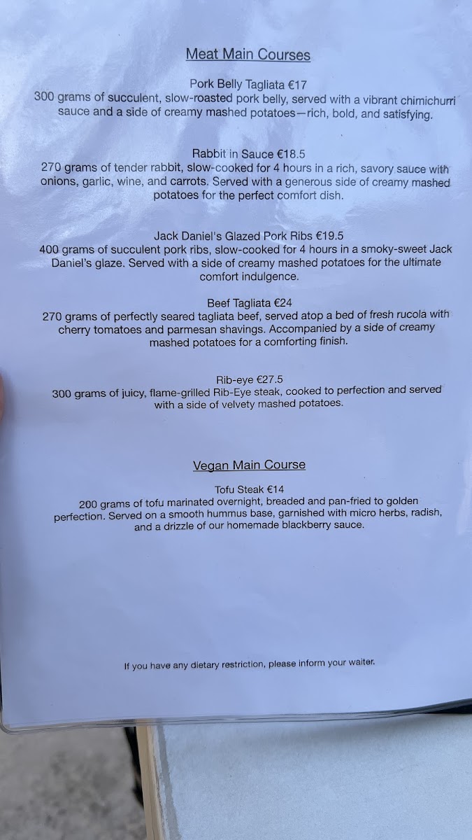 Menu Balzunetta Restaurant-8